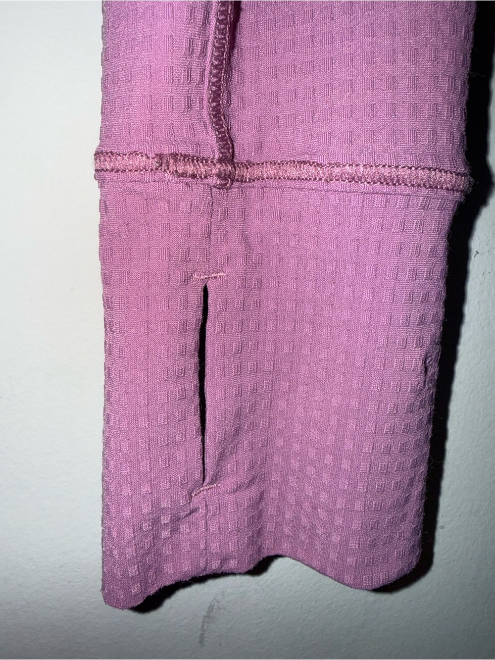 lululemon athletica Long-Sleeve Waffle Crew in Dusty Rose - Picture 4 of 5
